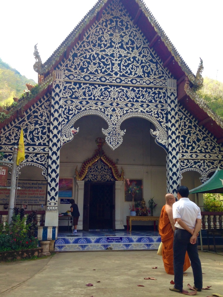 Tempio a Chiang Dao, Thailandia del nord 